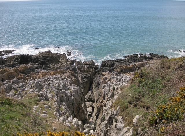 View from the coast path